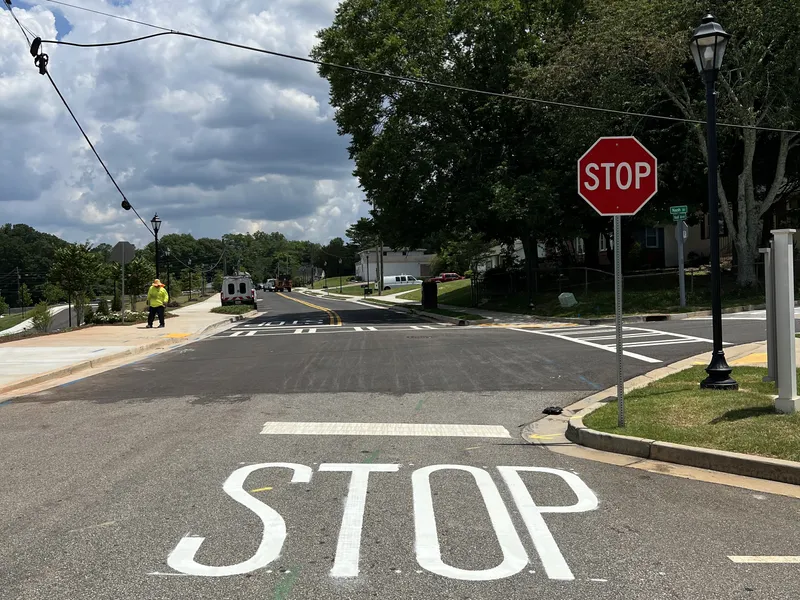 Tioman Construction pavement marking project - Slide 2