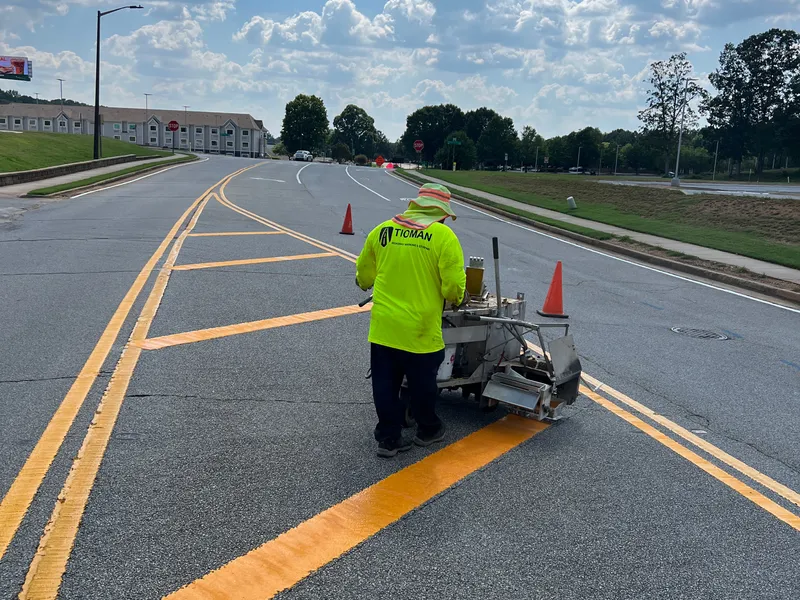 Tioman Construction pavement marking project - Slide 6